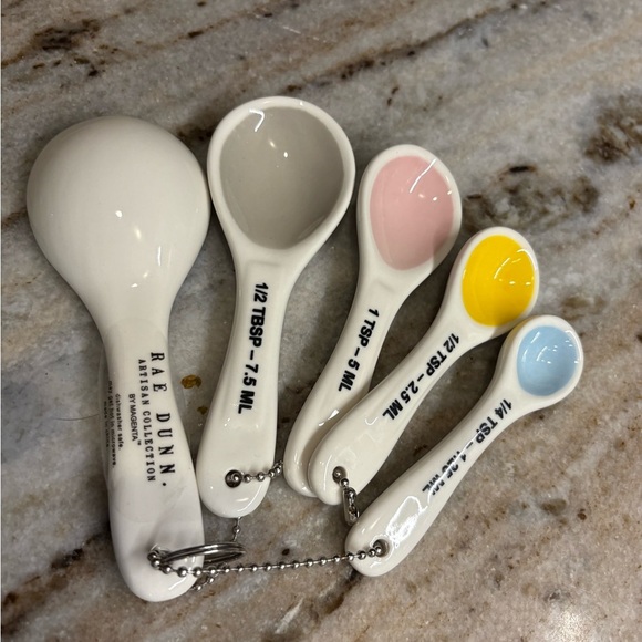 Rae Dunn Ceramic Measuring Spoons - Multicolor - Picture 3 of 4
